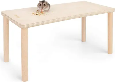 Produktbild von Niteangel Holz Hamsterplattform für Zwerghamster, Mäuse, Degus - 7 Höhe