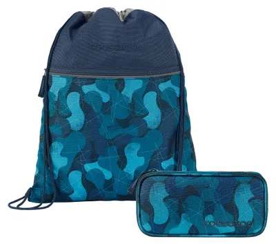 Produktbild von coocazoo Zubehör-Set Cloudy Camou Set, 2-teilig, Mäppchen   Turnbeutel
