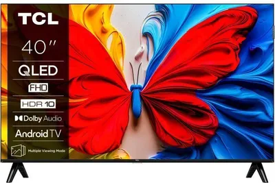 Produktbild von TCL 40S51K QLED Fernseher, 40 Zoll (102 cm), Full HD, HDR10, Android TV, 2xHDMI