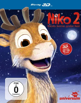 Produktbild von Niko 2 - Kleines Rentier, großer Held  (inkl. 2D-Version)