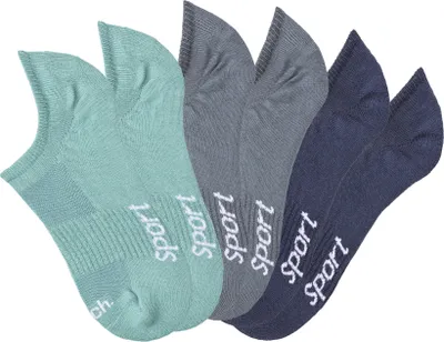 Produktbild von Bench Sneakersocken 6 -teilig 2x dunkel mint, 2x marine, 2x grau Größe 39/42