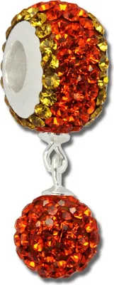 Produktbild von SilberDream orange gelb Bommel Kristall Damen Schmuck 925 Silber Bead GSB405