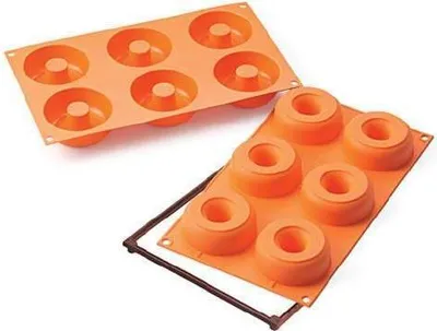 Produktbild von Silikomart 26.170.00.0065, Orange, Silikon, Rund, 588 ml, 1 Stück(e), 28 mm