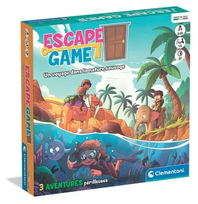 Produktbild von Clementoni Escape Game: Eine Reise in die Wildnis