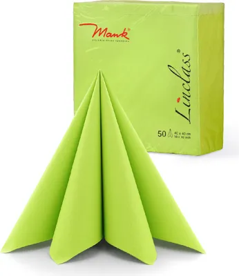 Produktbild von PG-Airlaid Serviette Kiwi, 40 x 40 cm, 50 Stück