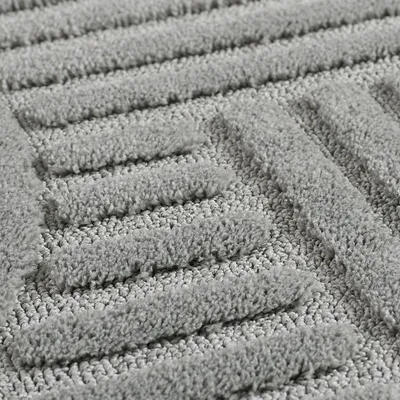Zdjęcie produktu dla Ayyildiz | Nowoczesny dywan okrągły 3D Art – 160 cm x 160 cm – szary – geometryczny wzór – komfort i ciepło
