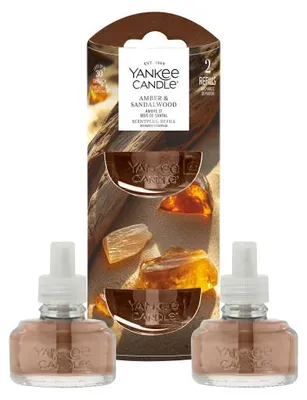 Produktbild von Yankee Candle Amber & Sandalwood Duftstecker Nachfüllung 2 x 18,5 ml