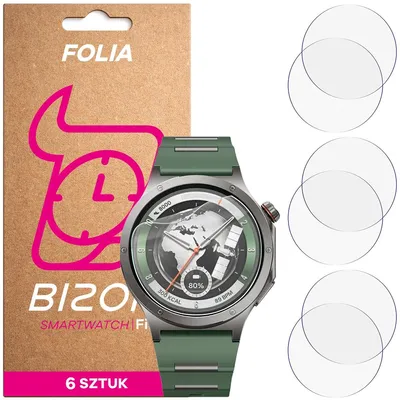 Produktbild von 6x Schutzfolie für den Bildschirm für OnePlus Watch 4, Bizon Watch HydroFlex