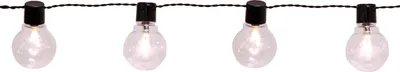 Produktbild von Best Season LED-Party-Kette "Partylights 55mm" 16teilig warm white LED, ca. 4,50 m, Kabel: schwarz, outdoo, 476-25