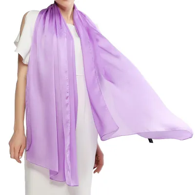 Zdjęcie produktu dla Szaliki i chusty damskie, kaszmir Pashmina, fioletowy, 90 x 180 cm