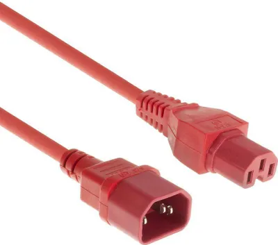 Produktbild von Microconnect PE1415R18, 1,8 m, C14-Koppler, C15-Koppler