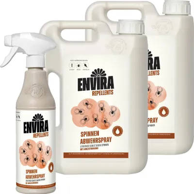 Produktbild von Envira Spinnen Abwehrspray im Nachfüllpack 2x2L+500ml