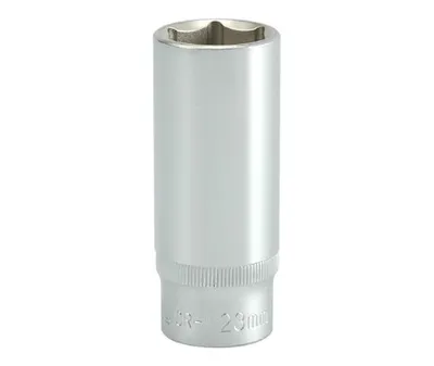 Obrázok produktu pre Dlhá šesťhranná nástrčná hlavica 1/2" 23 mm CrV