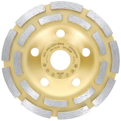 Image de Meule diamantée PRODIAMANT 125 mm pour béton, maçonnerie, pierre STD03