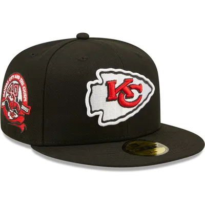 Zdjęcie produktu dla Czapka New Era 59Fifty – Kansas City Chiefs 40 lat – rozmiar 7 3/8