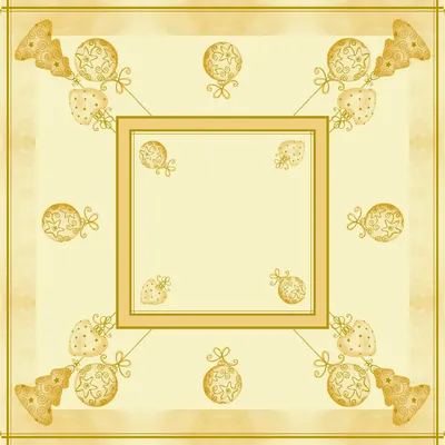 Produktbild von Sovie HOME Weihnachtstischdecke Tiffany in Creme aus Linclass® Airlaid 80 x 80 cm, 1 Stück