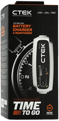 Produktbild von CTEK CT5 Time to Go, Batterie-Ladegerät, mit Countdown-Display 12V 5A EU-Stecker