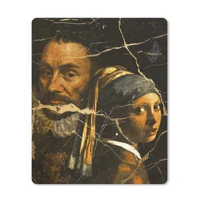 Produktbild von MuchoWow® Mauspad Mousepad Kunst - Collage - Alte Meister 30x40 cm - Mousepads - Maus Mat - Pad - Mausunterlage - Mausmatten