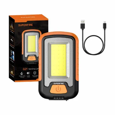 Immagine prodotto di Superfire G21 workshop flashlight, 650lm, USB