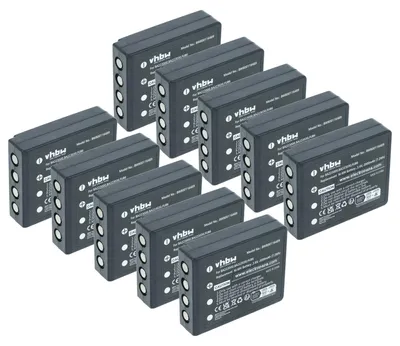 Produktbild von vhbw 10x Akku Ersatz für HBC PM461523 für Fernbedienung Remote Control (2000 mAh, 3,6 V, NiMH)