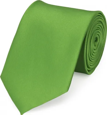 Produktbild von Fabio Farini - 1 Stück Grüne Herren Krawatten - Schlips mit Farbton Grün in 8cm Breit (8cm), Grasgrün