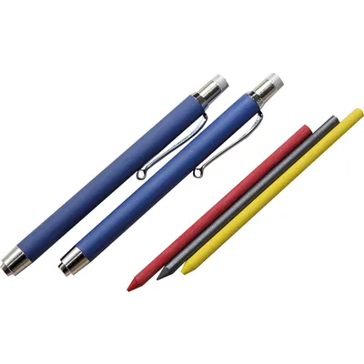 Produktbild von Bleispitz Prof-Marker-Set Markierstift Profi-Marker Markierungsstifte Rot Gelb Graphit 17-teilig