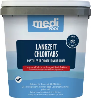 Produktbild von mediPool - Langzeit- Chlor Tabs 200 g 5,0 kg