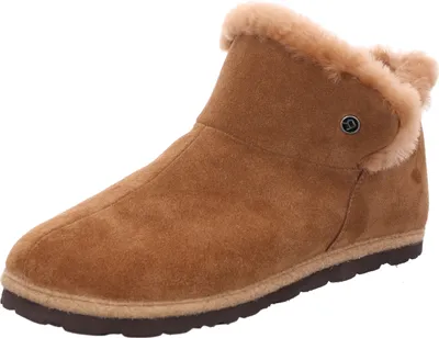 Produktbild von Rohde Damen Hausschuh Stiefelette Schlupfschuh Leder Lammfell Gardena 7076, Größe:40 EU, Farbe:Braun