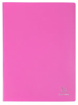 Produktbild von Exacompta Sichtmappe A4 Rosa 60 Kristallhüllen 500µ PP OPAK robust und flexibel