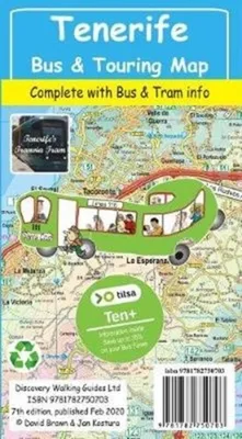 Zdjęcie produktu dla Mapa autobusów i wycieczek na Teneryfie