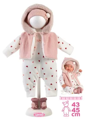 Obrázok produktu pre Llorens M844-40 Oblečenie pre bábiky NEW BORN, veľkosť 43–45 cm