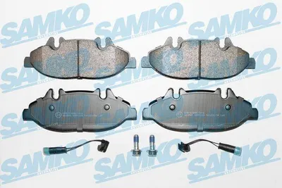 Produktbild von SAMKO Bremsbeläge Satz Vorne Bremsklötze passend für MERCEDES-BENZ VIANO (W639) 5SP1228