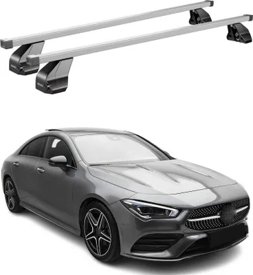 Produktbild von Menabo Dachträger Grundtäger für Mercedes CLA C118 2019-2025 75kg Stahl Grau 2x