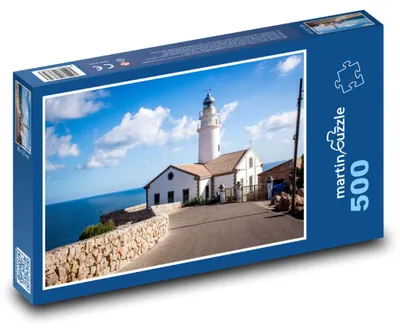 Produktbild von Puzzle 500 Leuchtturm am Ozean - martinpuzzle