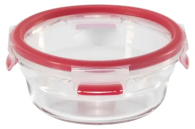 Immagine prodotto di Emsa ClipClose Barattolo di vetro da 600 ml in vetro rosso