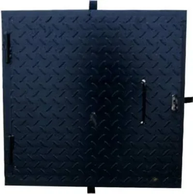 Produktbild von Schachtabdeckung, 80 x 80 cm, schwarz