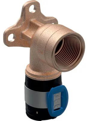 Obrázek produktu pro Geberit Anschlusswinkel FlowFit 90Grad, Länge 36mm DN12 16mm, Rp 3/8