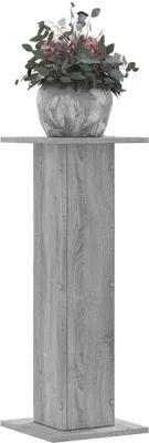 Produktbild von (NEU 2026) Pflanzenständer 2 Stk., Grau Sonoma 30x30x80 cm - Holzwerkstoff - Beete - 15.55 kg