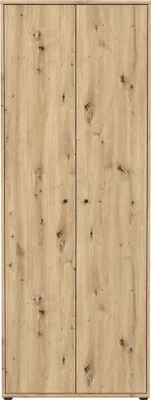 Produktbild von Mehrzweckschrank >TEMPRA2< 5 Böden, 2 Türen, Artisan Eiche Nachbildung - 73,7x197,5x34,8cm (BxHxT)