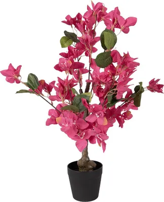 Zdjęcie produktu dla Clayre & Eef Sztuczne drzewo bugenwilla 25x25x60 cm Różowy Tworzywo sztuczne