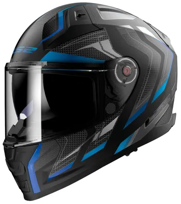 Produktbild von LS2 FF811 Vector II Alizer Helm, schwarz matt/blau, M (57/58)