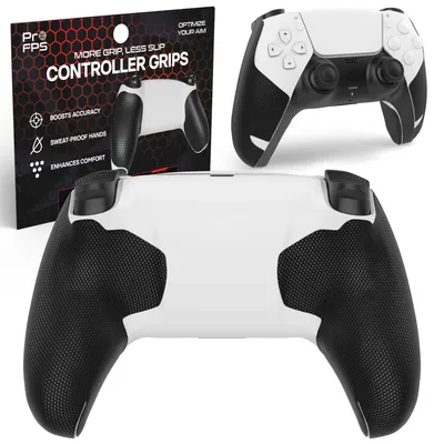 Produktbild von ProFPS Ultradünne Antislip Controller Grip für PS5 Zubehör - Controller Zubehör für besseren Halt, Komfort & Aimbot Genauigkeit - PlayStation Accessories mit Aufkleber [no_operating_system]