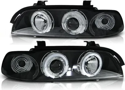 Obrázok produktu pre LED Angel Eyes svetlomety pre BMW radu 5 E39 95-03 čierne