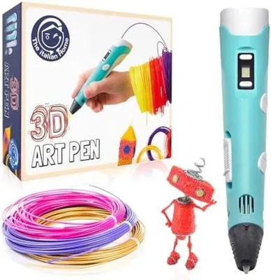 Image de Kit d'impression 3D - Kit d'impression 3D professionnel - 36 mètres de filament PLA - 2 couleurs vives - Mode d'emploi et illustrations