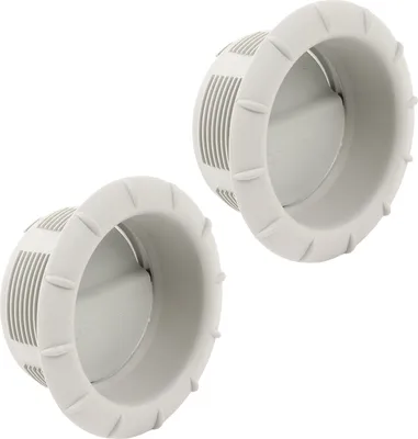 Produktbild von 2x Endstück Warmluftaustritt | grau | Truma | für 65mm Warmluftrohre | verschließbar