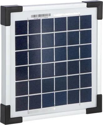 Produktbild von Kerbl Solarmodul 4?W, 21×20×2?cm, Halterung, 9?V Geräte, Weidezaun