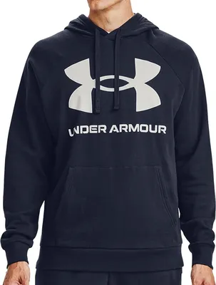 Produktbild von Under Armour Rival Fleece Big Logo Hoodie  Men dark blue 1357093-410 - XL
