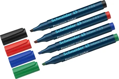 Zdjęcie produktu dla Marker permanentny 133 różne 4 sztuki w opakowaniu po 10 sztuk