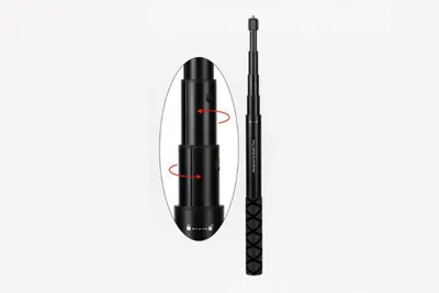 Imagen del producto de Extensible palo para selfies compatible con cámaras Insta360 X3 / X2 / One RS (250 cm)