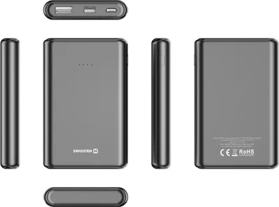 Produktbild von Swissten MINISW5K, 5000 mAh, 10 W, Schwarz